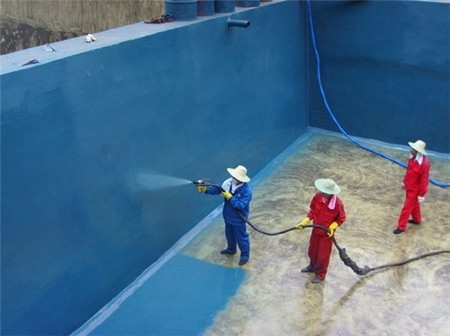 游泳池，污水池聚脲噴涂